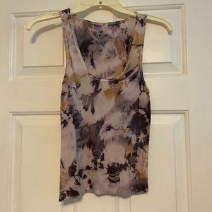 unique hand-dyed & cut tank